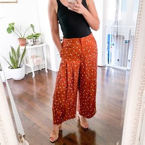 Anthropologie Polkadot Pants